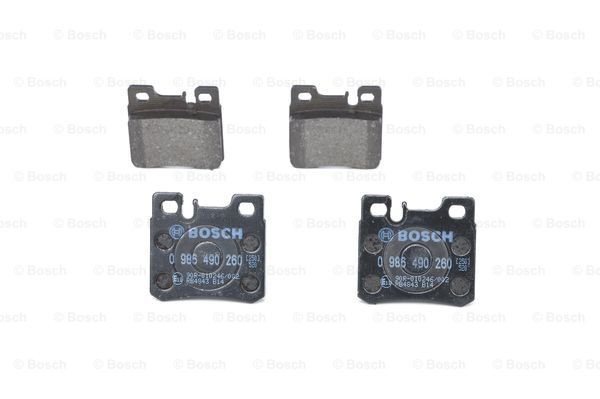 Compre 0986490260 Bosch Sapatas do freio traseiras de disco
