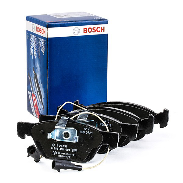 0986494004 Bosch Sapatas do freio dianteiras de disco