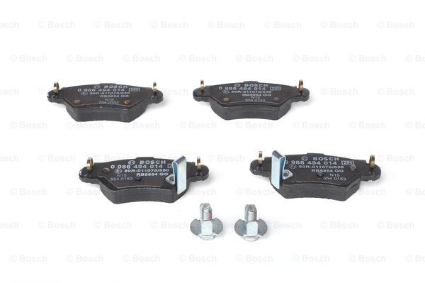 Compre 0986494014 Bosch Sapatas do freio traseiras de disco