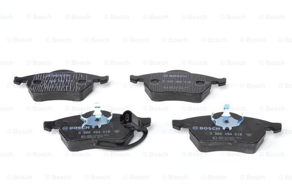 Compre 0986494018 Bosch Sapatas do freio dianteiras de disco