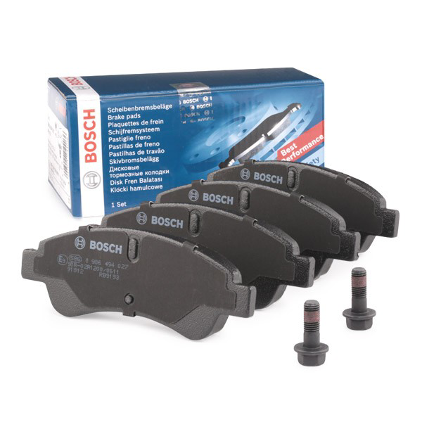 Compre 0986494027 Bosch Sapatas do freio dianteiras de disco