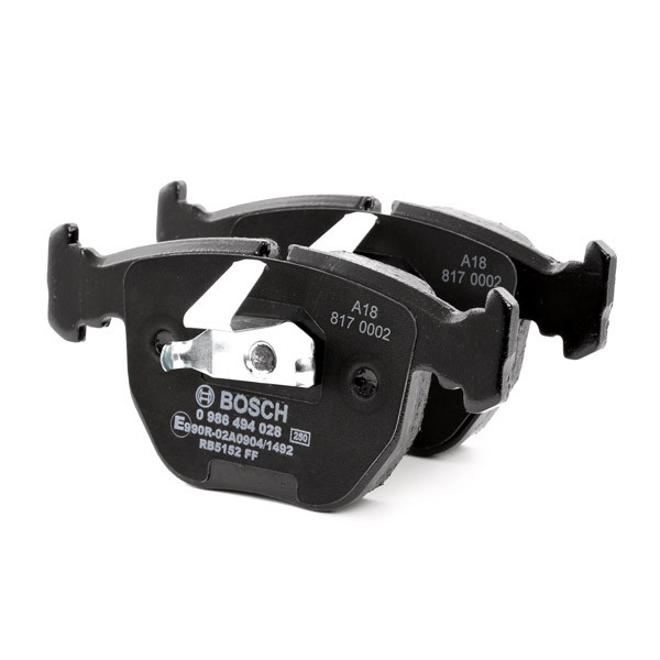Compre 0986494028 Bosch Sapatas do freio dianteiras de disco