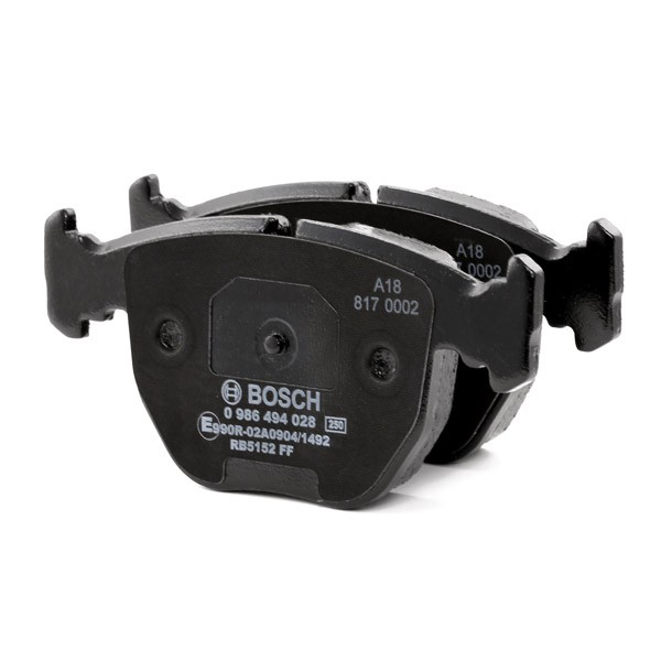Sapatas do freio dianteiras de disco Bosch 0986494028 preço, a partir de 46,05 USD