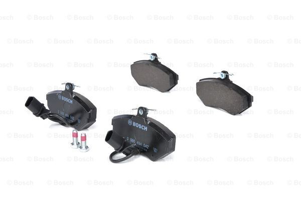 Sapatas do freio dianteiras de disco 0986494042 Bosch