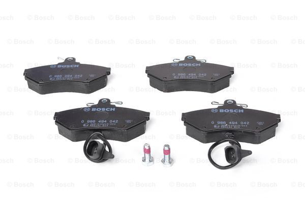 Compre 0986494042 Bosch Sapatas do freio dianteiras de disco