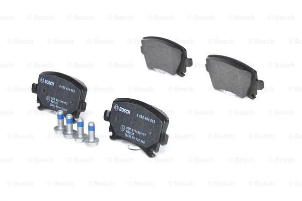Sapatas do freio traseiras de disco 0986494053 Bosch