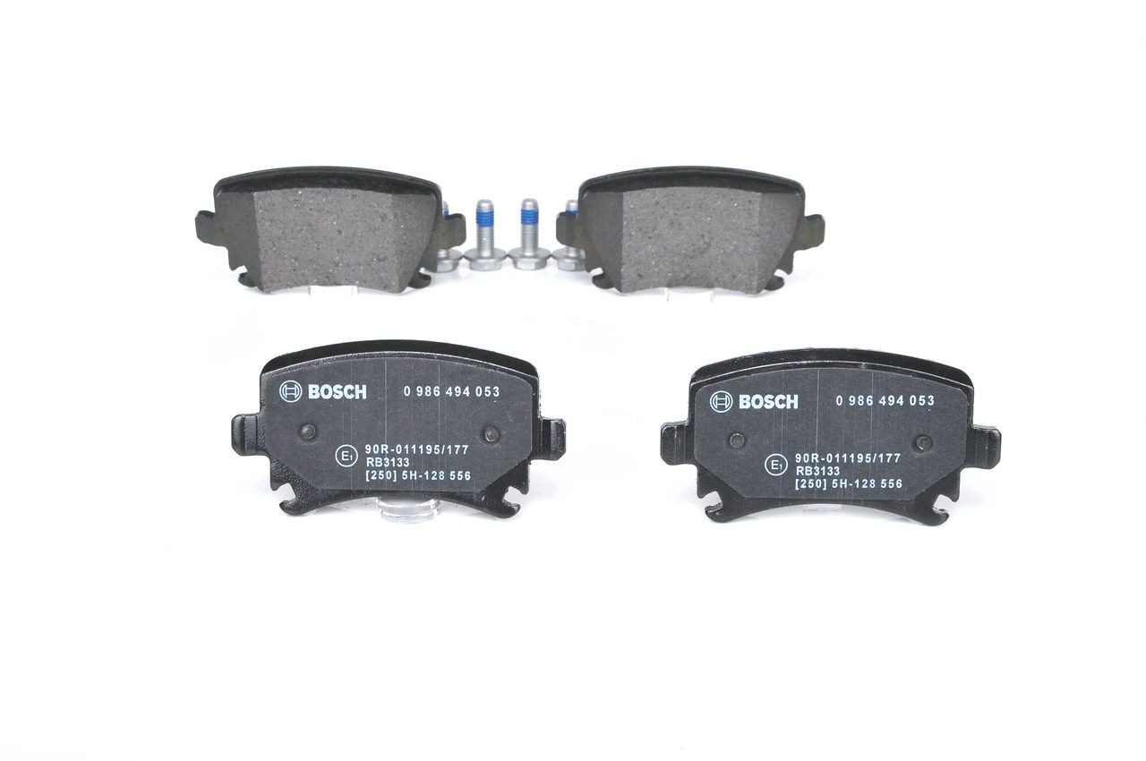 Sapatas do freio traseiras de disco 0986494053 Bosch