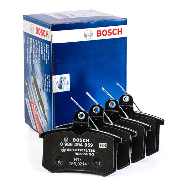 Sapatas do freio traseiras de disco 0986494059 Bosch