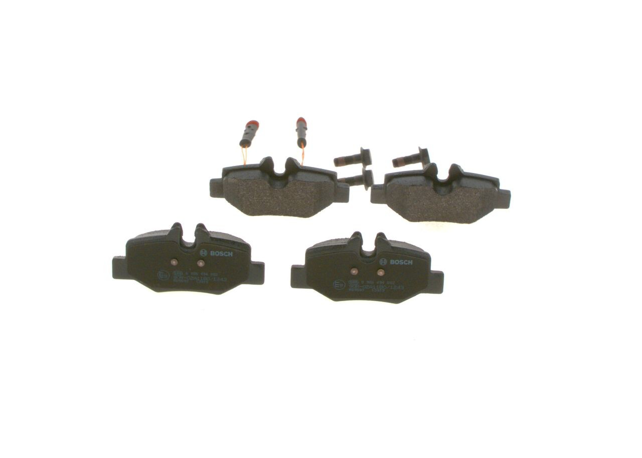 Compre 0986494082 Bosch Sapatas do freio traseiras de disco