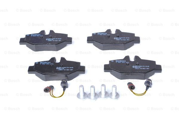 0986494082 Bosch Sapatas do freio traseiras de disco