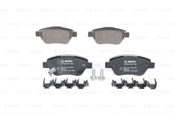 0986494092 Bosch Sapatas do freio dianteiras de disco