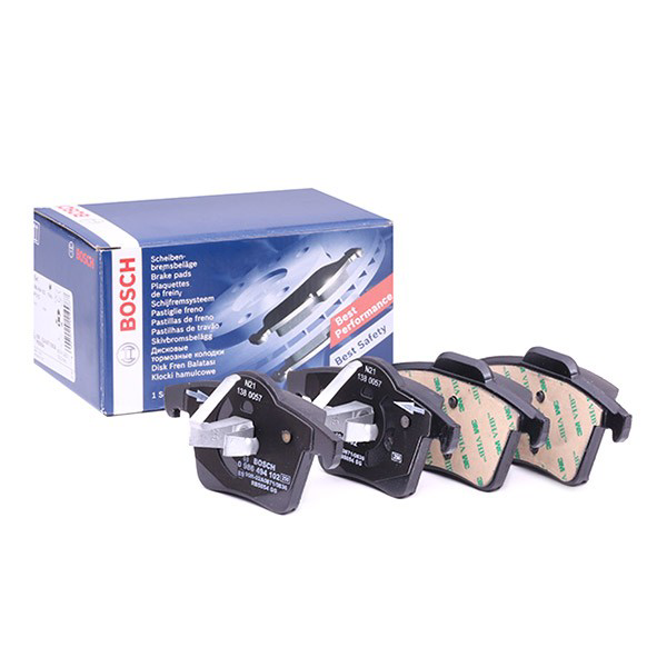 Sapatas do freio traseiras de disco Bosch 0986494102
