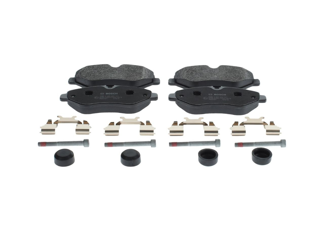 0986494121 Bosch Sapatas do freio dianteiras de disco