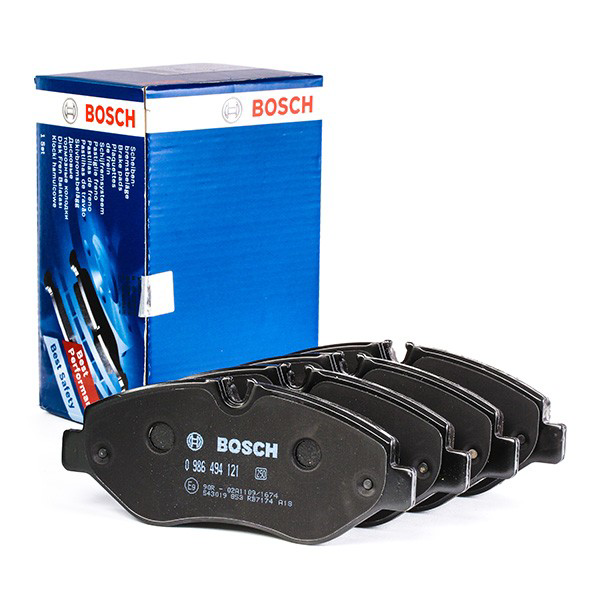 Sapatas do freio dianteiras de disco 0986494121 Bosch