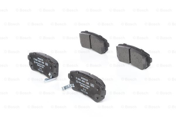 Compre 0986494140 Bosch Sapatas do freio traseiras de disco