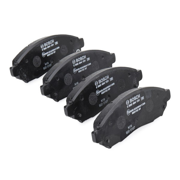 Compre 0986494151 Bosch Sapatas do freio dianteiras de disco