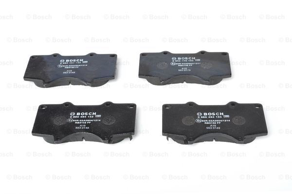 Sapatas do freio dianteiras de disco Bosch 0986494153 preço, a partir de 34,84 USD