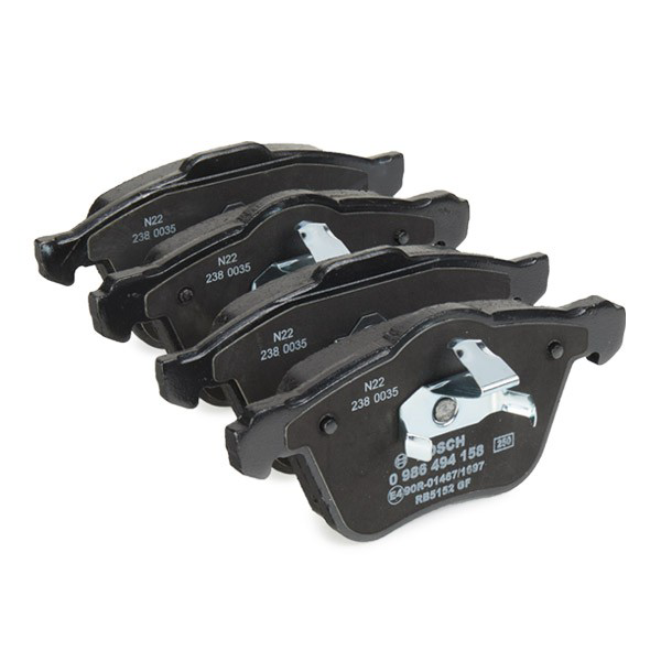 0986494158 Bosch Sapatas do freio dianteiras de disco