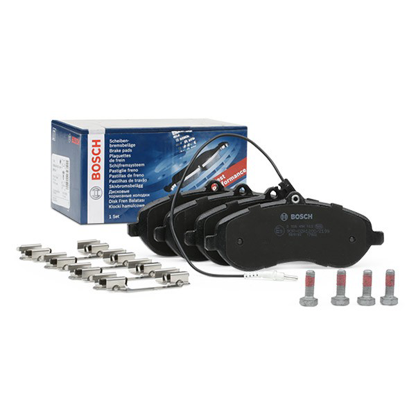 Sapatas do freio dianteiras de disco 0986494163 Bosch