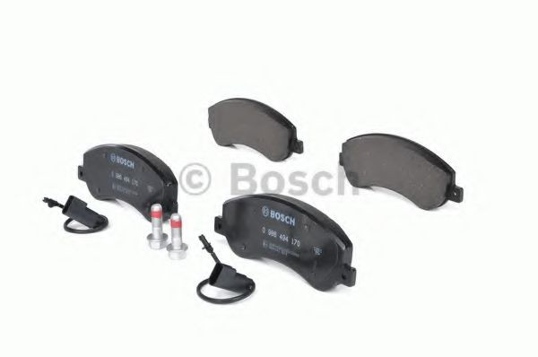 Sapatas do freio dianteiras de disco 0986494170 Bosch