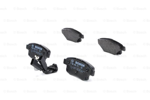 0986494171 Bosch Sapatas do freio traseiras de disco