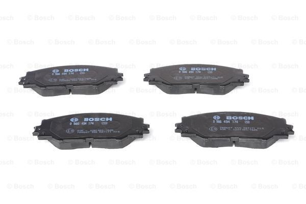Sapatas do freio dianteiras de disco Bosch 0986494174 preço, a partir de 33,46 USD