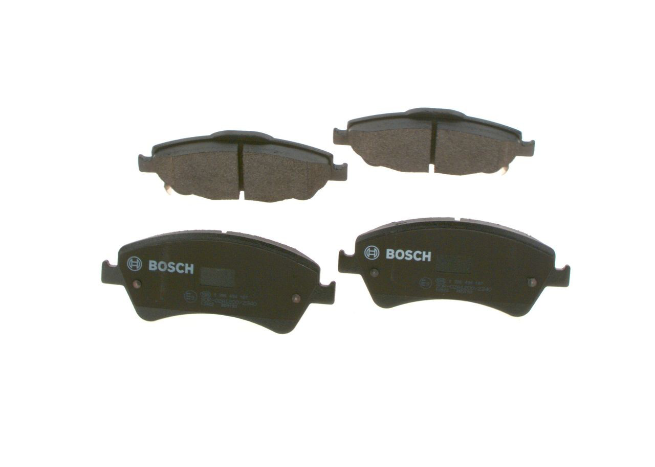 0986494187 Bosch Sapatas do freio dianteiras de disco