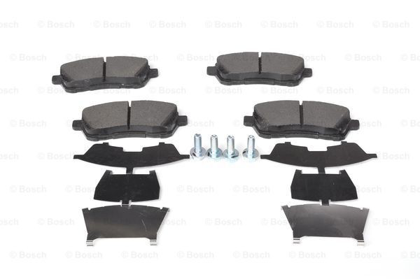 Sapatas do freio dianteiras de disco 0986494195 Bosch