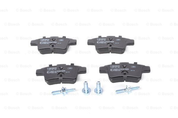 0986494199 Bosch Sapatas do freio traseiras de disco