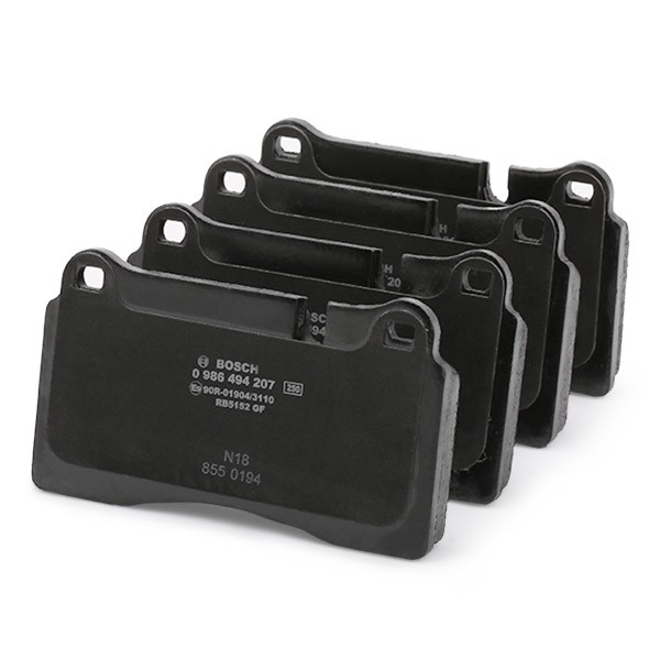 0986494207 Bosch Sapatas do freio dianteiras de disco