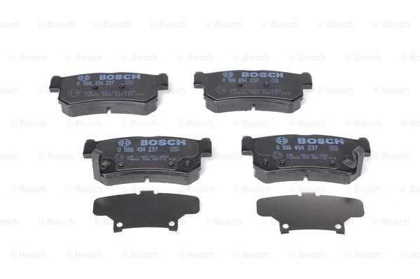 Sapatas do freio traseiras de disco 0986494237 Bosch