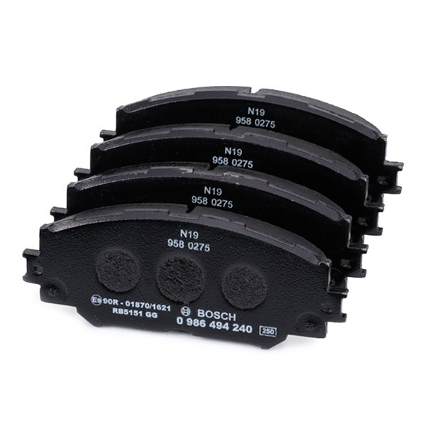 Sapatas do freio dianteiras de disco Bosch 0986494240 preço, a partir de 29,02 USD