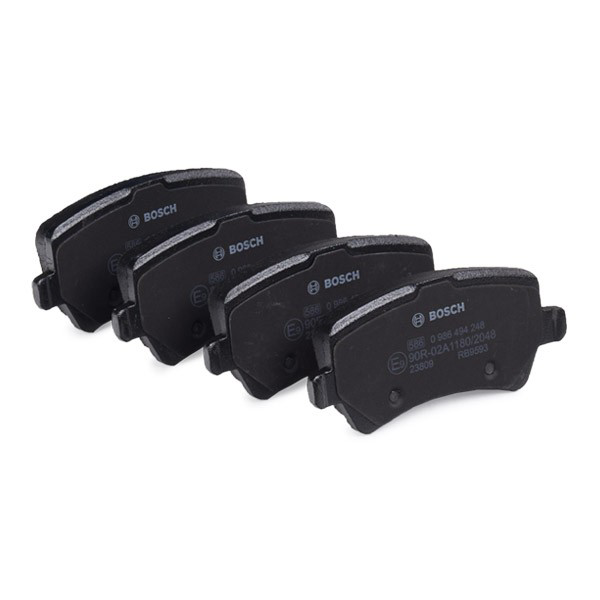 0986494248 Bosch Sapatas do freio traseiras de disco