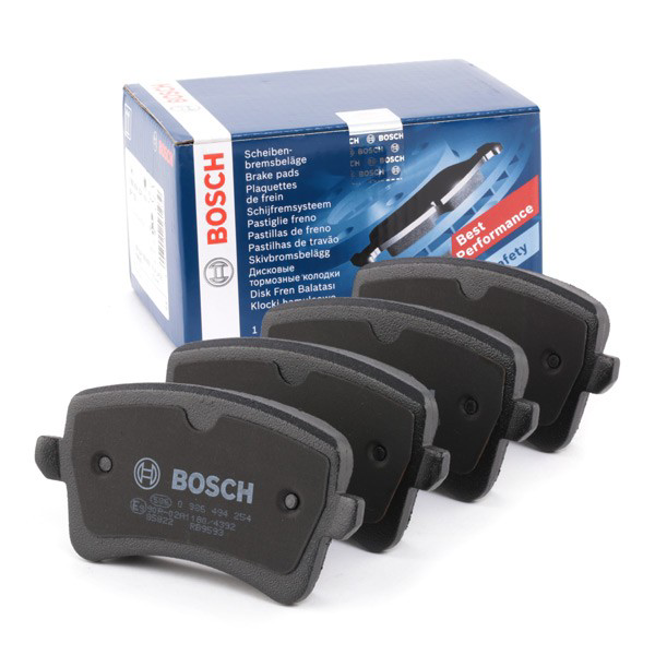 0986494254 Bosch Sapatas do freio traseiras de disco