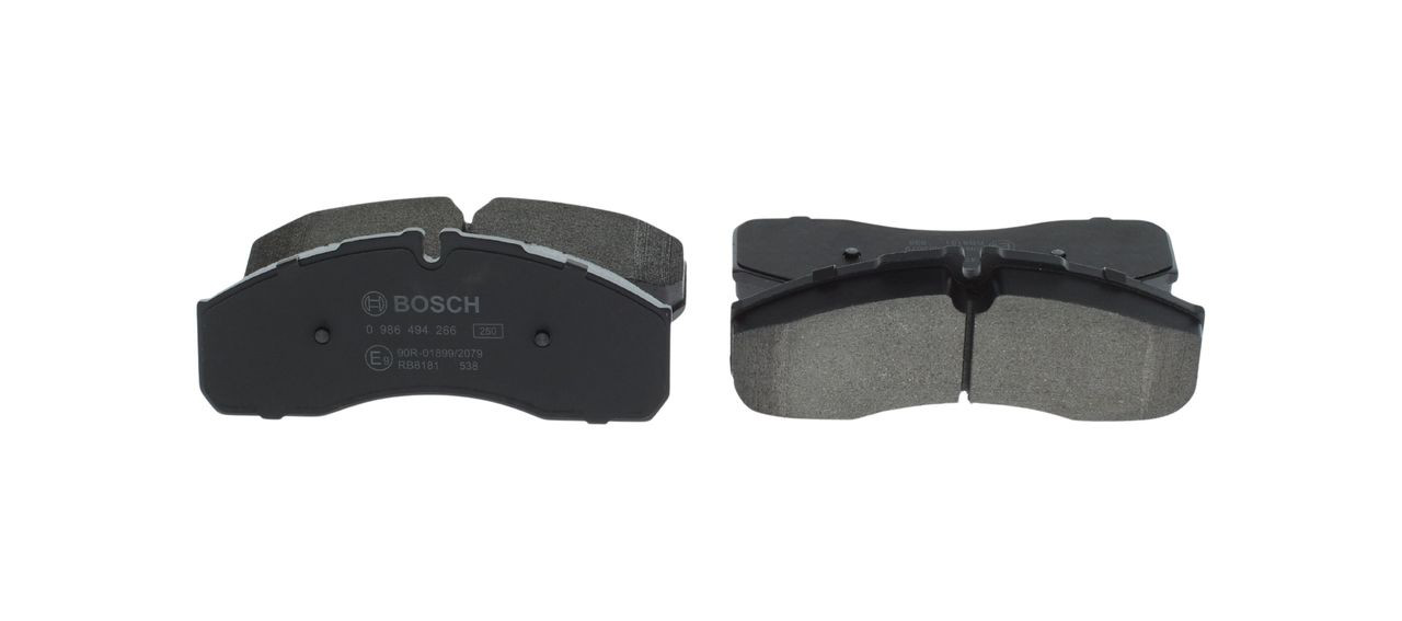 Compre 0986494266 Bosch Sapatas do freio dianteiras de disco