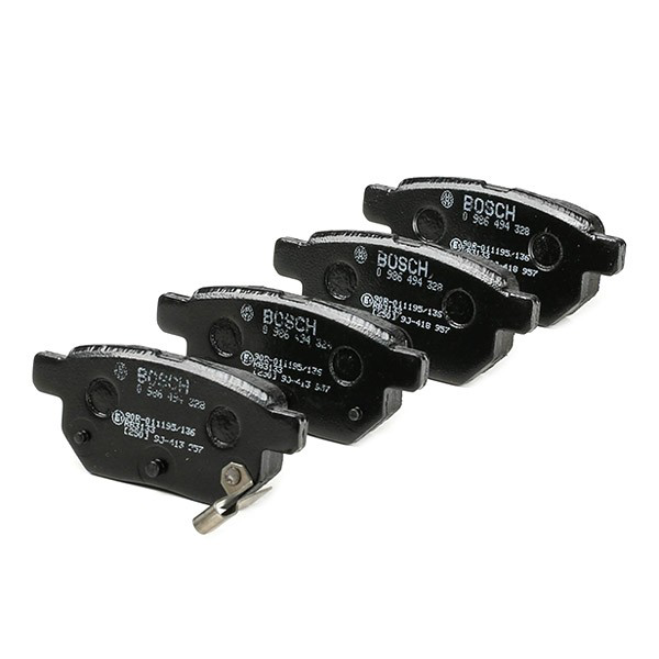 Sapatas do freio traseiras de disco 0986494328 Bosch