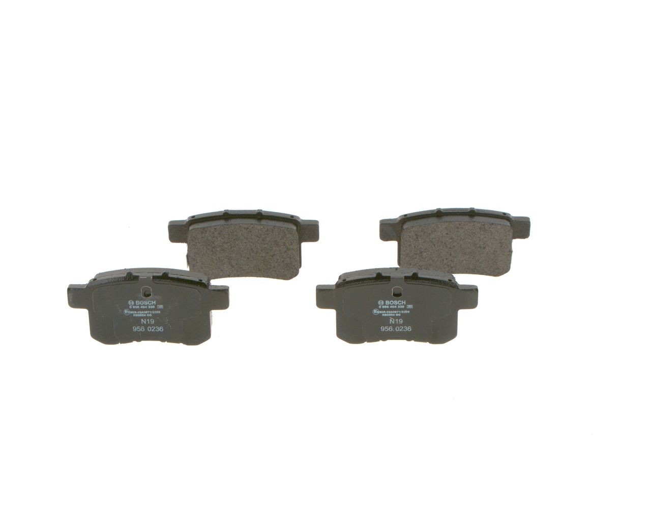 Sapatas do freio traseiras de disco Bosch 0986494338 preço, a partir de 35,68 USD