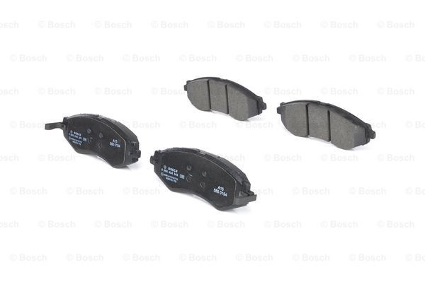 0986494343 Bosch Sapatas do freio dianteiras de disco