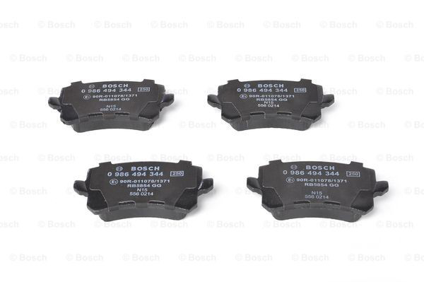 Sapatas do freio traseiras de disco Bosch 0986494344 preço, a partir de 23,34 USD