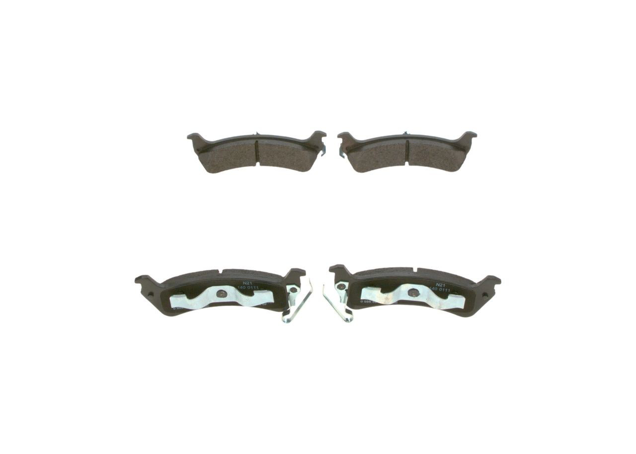 0986494348 Bosch Sapatas do freio traseiras de disco