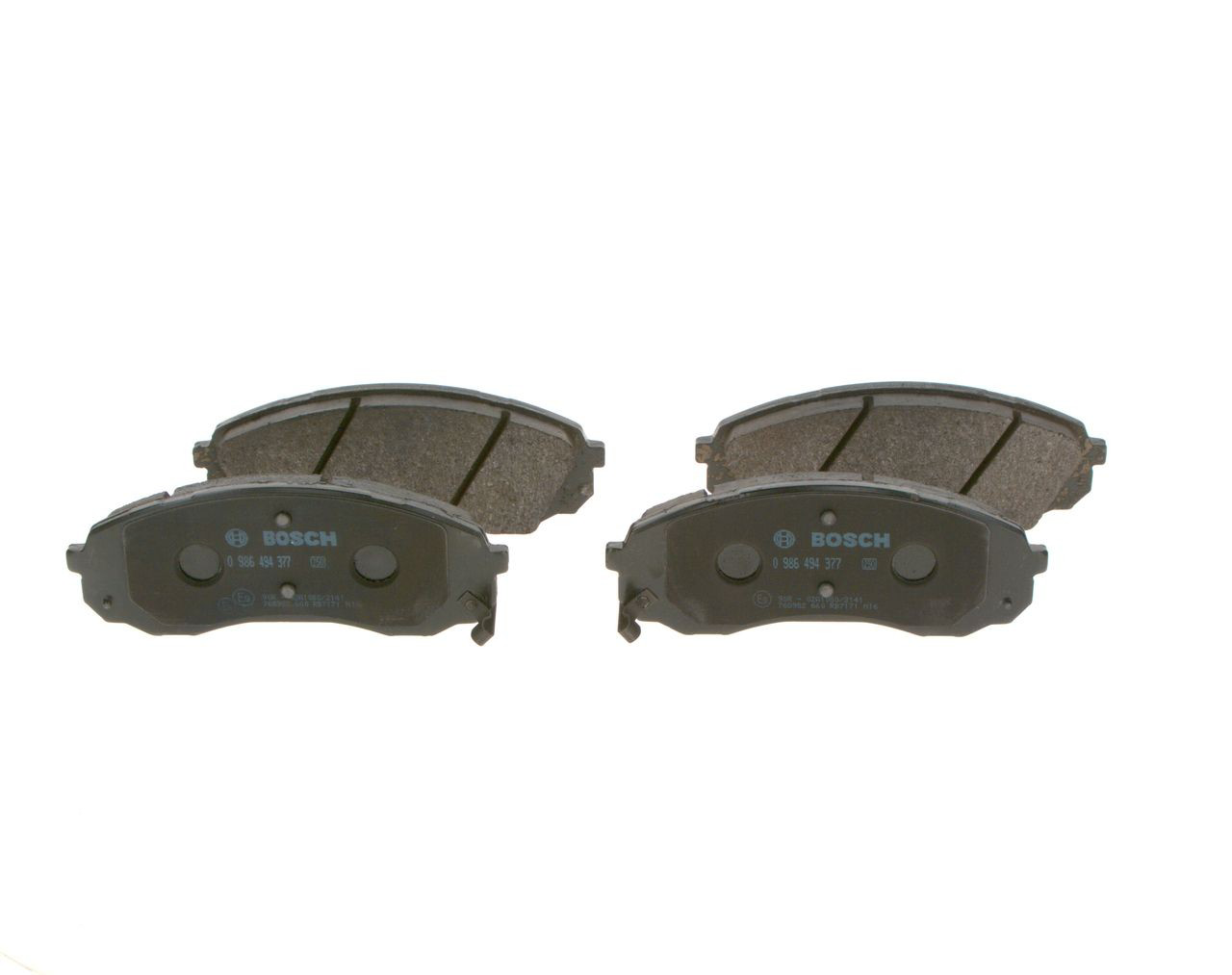 Sapatas do freio dianteiras de disco Bosch 0986494377 preço, a partir de 47,96 USD