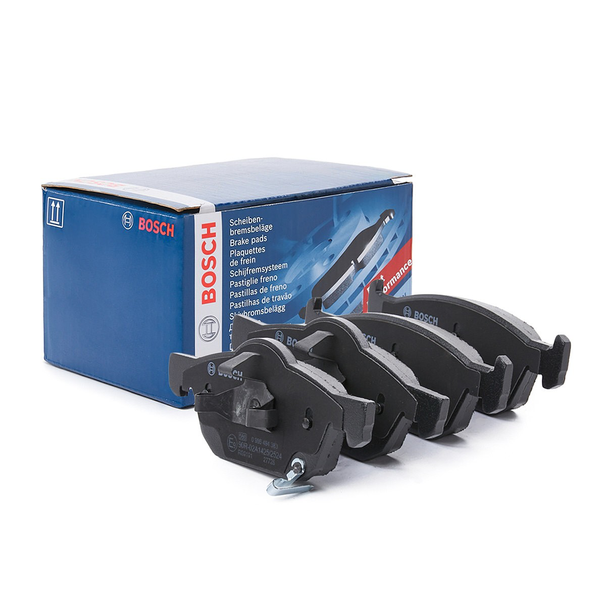 Compre 0986494383 Bosch Sapatas do freio dianteiras de disco
