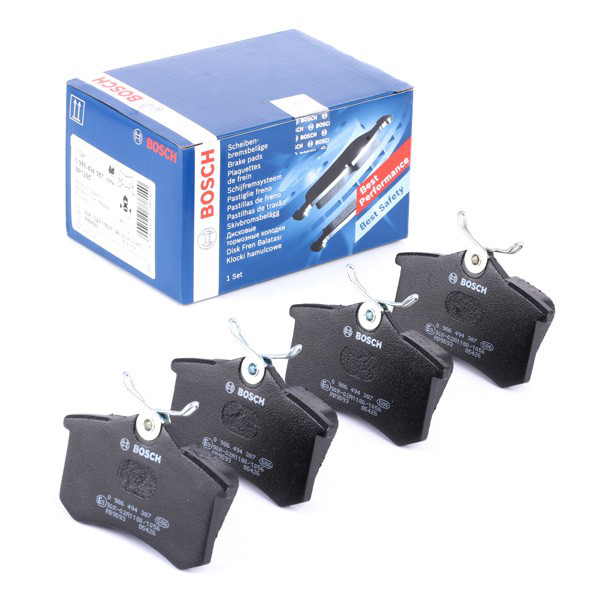 0986494387 Bosch Sapatas do freio traseiras de disco