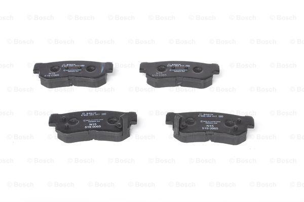 Compre 0986494417 Bosch Sapatas do freio traseiras de disco