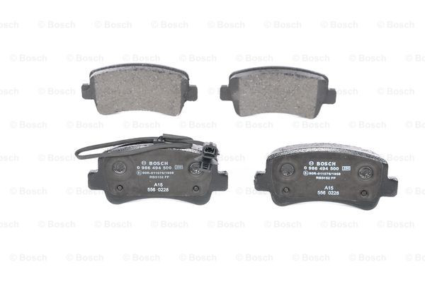 0986494500 Bosch Sapatas do freio traseiras de disco