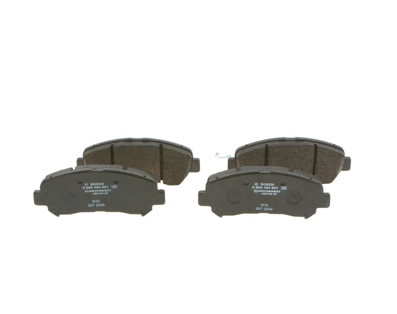 Sapatas do freio dianteiras de disco Bosch 0986494501 preço, a partir de 31,49 USD
