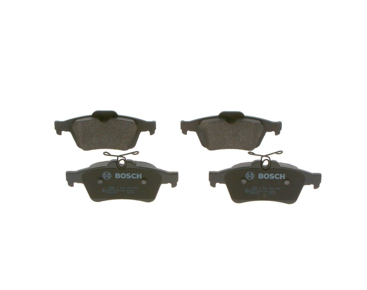 Sapatas do freio traseiras de disco Bosch 0986494528 preço, a partir de 24,99 USD