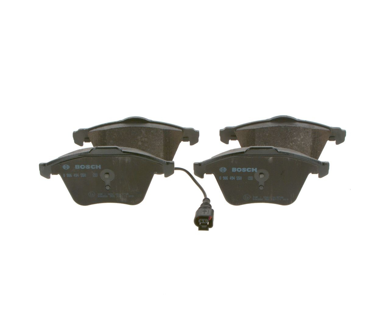 Compre 0986494550 Bosch Sapatas do freio dianteiras de disco
