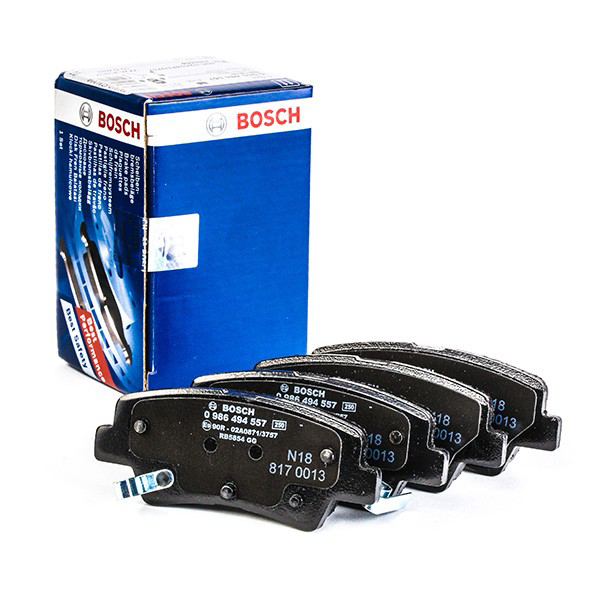 0986494557 Bosch Sapatas do freio traseiras de disco