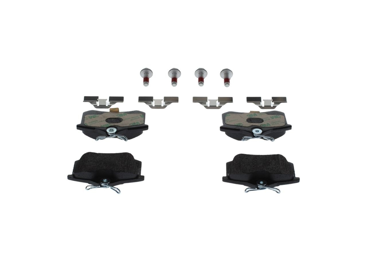 0986494596 Bosch Sapatas do freio traseiras de disco